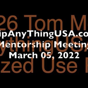 2022-03-05 Mentorship Recording