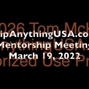 2022-03-19 Mentorship Recording