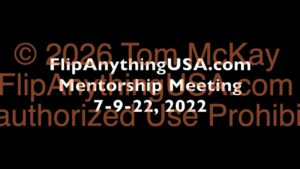 2022-07-09 Mentorship Recording