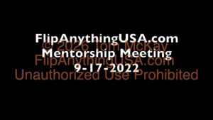 2022-09-17 Mentorship Recording
