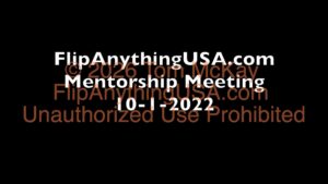 2022-10-01 Mentorship Recording