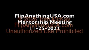 2022-11-25 Mentorship Recording