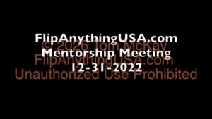 2022-12-31 Mentorship Recording