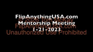 2023-01-21 Mentorship Recording