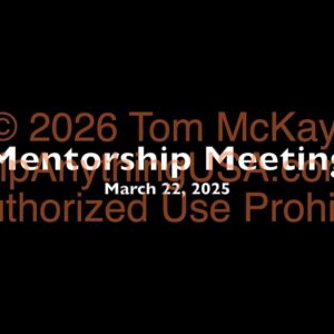 2025-03-22 Mentorship Recording
