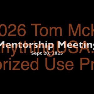 2025-09-20 Mentorship Recording